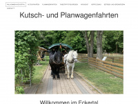 kutsch-und-planwagenfahrten.de Webseite Vorschau