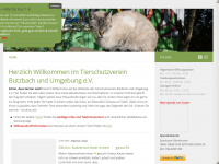 tierheim-butzbach.de Webseite Vorschau