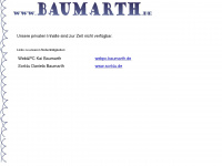 baumarth.de Webseite Vorschau