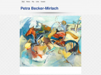 petra-becker-mirlach.de Webseite Vorschau