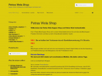 petras-wela-shop.de Webseite Vorschau