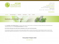 petrus-apotheke.at Webseite Vorschau