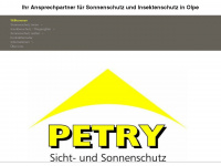 petry-systeme.de Webseite Vorschau