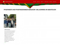 pfadfinder-bergheim.at Webseite Vorschau