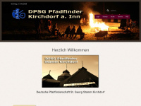pfadfinder-kirchdorf.de Webseite Vorschau