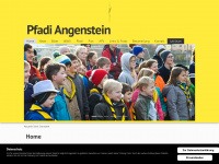pfadiangenstein.ch Webseite Vorschau