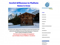 pfadiheim-arosa.ch Webseite Vorschau