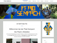 pfadisempach.ch Webseite Vorschau