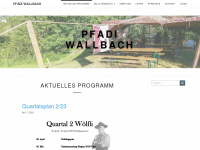 pfadiwallbach.ch Webseite Vorschau