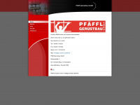 pfaeffl-geruestbau.de Webseite Vorschau