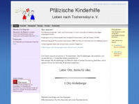 pfaelzische-kinderhilfe.de Webseite Vorschau