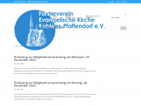 pfaffendorfer-kirche.de Webseite Vorschau