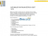 pfaller.ch Webseite Vorschau