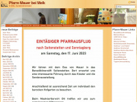 pfarre-mauer.at Webseite Vorschau
