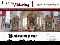 pfarre-waidring.at Webseite Vorschau