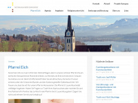 pfarrei-eich.ch Webseite Vorschau