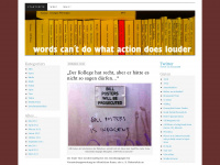 actiondoeslouder.wordpress.com Webseite Vorschau