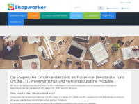 shopworker.de Webseite Vorschau
