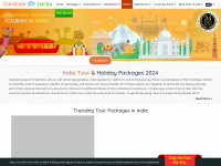 tourism-of-india.com Webseite Vorschau