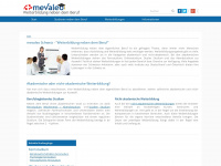 mevaleo.ch Webseite Vorschau