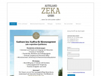 autoland-zeka.de Webseite Vorschau