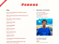 feross.org Webseite Vorschau