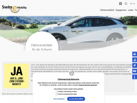 swiss-emobility.ch Webseite Vorschau