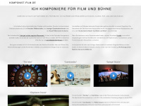 komponist-film.de Webseite Vorschau