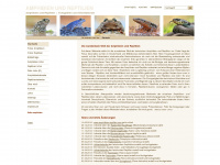 amphibien-reptilien.com Webseite Vorschau