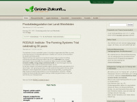 gruene-zukunft.org Webseite Vorschau