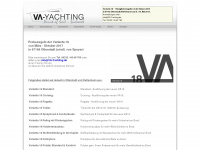 va-yachting.de Webseite Vorschau
