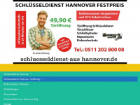 schluesseldienst-aus-hannover.de Webseite Vorschau