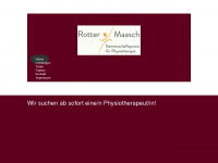 physiotherapie-rotter-maasch.de Webseite Vorschau