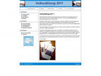volkszaehlung-2011.eu Webseite Vorschau