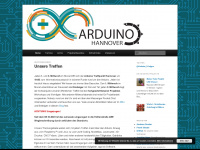 arduino-hannover.de Webseite Vorschau