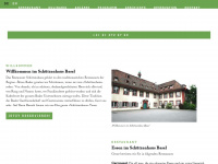 schuetzenhaus-basel.ch Webseite Vorschau