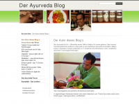 ayurveda-blog.com Webseite Vorschau