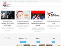 taekwondobond.nl Webseite Vorschau