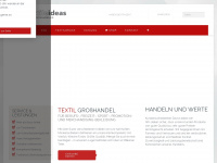 textile-ideas.de Webseite Vorschau
