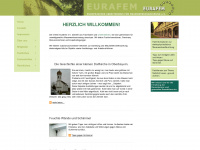 eurafem.eu Webseite Vorschau