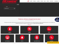 firecontrol.sk Webseite Vorschau