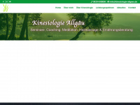 kinesiologie-allgaeu.de Webseite Vorschau