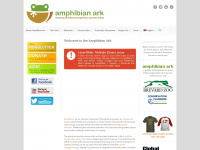 amphibianark.org Webseite Vorschau