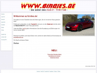 birdies.de Webseite Vorschau