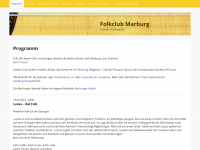 folkclub-marburg.de Webseite Vorschau
