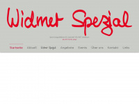 widmer-spezial.ch Webseite Vorschau