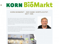 korn-biomarkt.de Webseite Vorschau