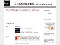 buergerhaus-botnang.de Webseite Vorschau