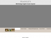 cocker-fraggles.de Webseite Vorschau