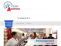 eder-apotheke.de Webseite Vorschau
